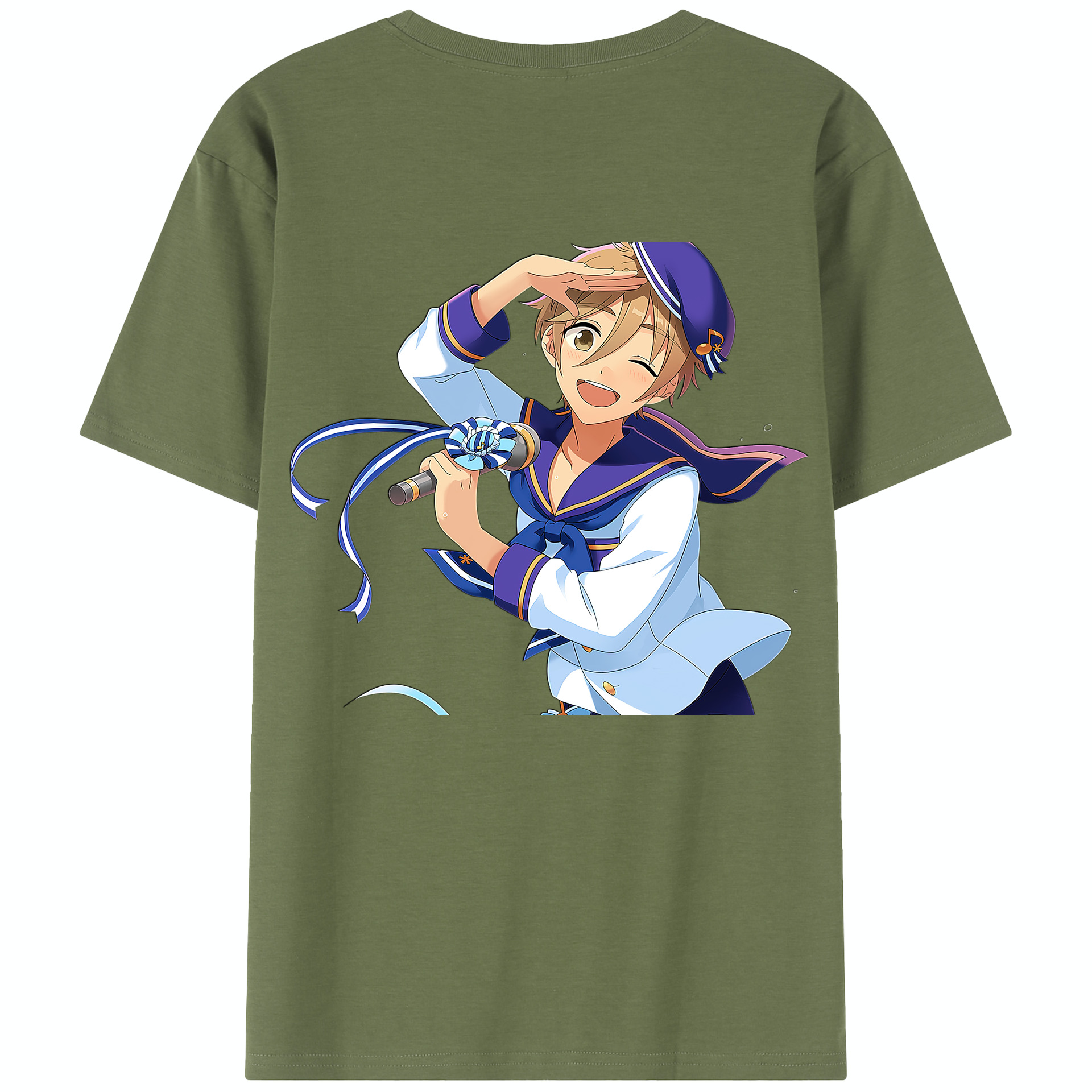 （画像用） あんさんぶるスターズ! Ensemble Stars 綿100％半袖Tシャツ（背面プリント）